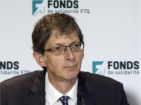 Gaetan Morin, president of Quebec's Fonds de Solidarité FTQ.