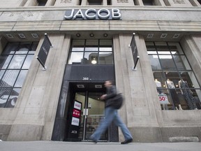 Jacob, which filed for creditor protection in May 2014, was faulted by analysts for being too slow to close unprofitable stores and not fast enough on the marketing mark.