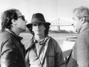 Pierre-Henri Deleau was an ardent supporter of late Quebec filmmaker Jean-Claude Lauzon, centre, pictured on the set of Un zoo la nuit.