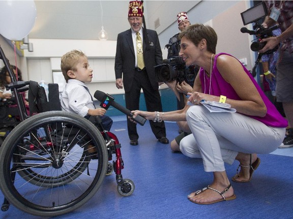 As New Shriners Hospital Gets Set To Open Young Patient Expresses His Gratitude Montreal Gazette 5986