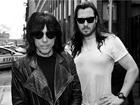 “There’s a whole new generation that loves the Ramones, and the older generation continues to love the Ramones,” says Marky Ramone, left, who plays the band's songs with vocalist Andrew W.K. in Blitzkrieg. They'll be at the Heavy Montréal  festival on Sunday, Aug. 9.