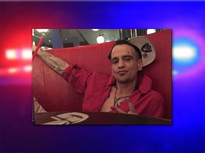 Marc "Tattoo" Frappier is being sought by Longueuil police in connection with an attempted murder.