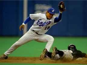 Former Montreal Expo Orlando Cabrera is being honoured by the Vermont Lake Monsters. PHOTO DAVE SIDAWAY/SPORTS