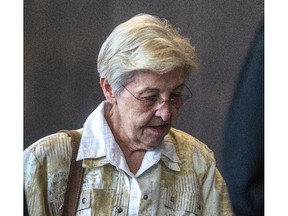 Former Hudson Director General Louise Léger-Villandré appeared in Sallaberry-de-Valleyfield court, on Monday, August 10.