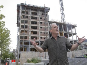 Architect Michel Lapointe tours the Wilder Building site: “We’re about halfway done with the construction.”