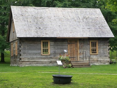 The historic Paul Knowlton House in Knowlton.The house was saved from demolition last year and restored.It will open to the public for the first time on Saturday at its new home at the Brome County Historical Society Museum located in Knowlton,  an hour and a half drive from Montreal in the Eastern Townships.