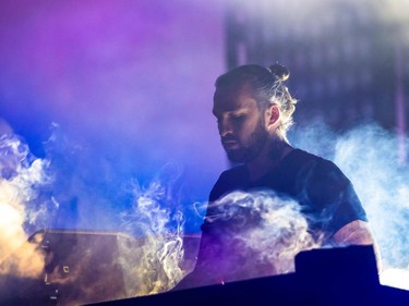 MONTREAL, QUE.: AUGUST 15, 2015 -- Greek-Swedish DJ Steve Angello performs at the IleSoniq music festival at Jean-Drapeau park in Montreal on Saturday, August 15, 2015. (Dario Ayala / Montreal Gazette)