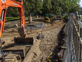 On Aug. 10, 2015, work began on a new dog run, north of the Westmount Recreation Centre. Ten small trees have been removed for the project, which will cost between $100,000 and $150,000, measure 8,000 square feet, be surrounded by a fence and hedges, and be filled with a special mix of rock, granite and sand. The bike path will be relocated and a new walkway built.