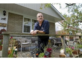 John Drummond is seen at his Pierrefonds home on Tuesday, Aug. 25, 2015.