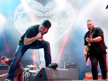 Alexisonfire performs at Heavy Metal Montreal at Parc Jean-Drapeau in Montreal on Friday August 7, 2015.