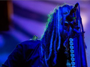 Korn performs at Heavy Metal Montreal at Parc Jean-Drapeau in Montreal on Friday August 7, 2015.