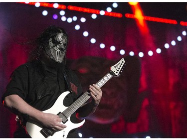 MONTREAL, QUE.: AUGUST 9, 2015 -- Slipknot , performs at Heavy Montreal Festival, on Parc Jean-Drapeau in Montreal, August 9, 2015. Christinne Muschi / MONTREAL GAZETTE)