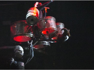 MONTREAL, QUE.: AUGUST 9, 2015 -- Slipknot , performs at Heavy Montreal Festival, on Parc Jean-Drapeau in Montreal, August 9, 2015. Christinne Muschi / MONTREAL GAZETTE)