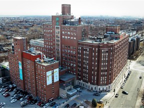 The former Montreal Children's Hospital in Montreal.