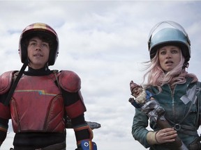 While Munro Chambers brings a grounded earnestness to Turbo Kid’s lead role, Laurence Leboeuf steals the show with her bold comic performance.