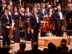 Kent Nagano was a freewheeling figure on the podium during Bach’s Violin Concerto in A Minor BWV 1041 at Place des Arts on Saturday, Aug. 9, 2015, with Shunske Sato, a 31-year-old baroque-modern switch hitter.