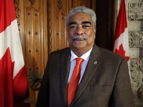 Jose Nunez-Melo, elected the NDP MP for Laval in 2011, is shown outside the House of Commons on Parliament Hill in Ottawa.