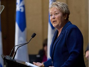 Quebec Premier and Parti Quebecois Leader Pauline Marois calls for a provincial election, Wednesday, March 5, 2014.