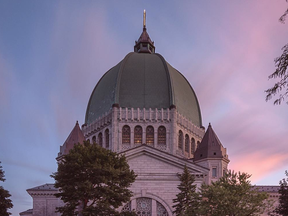 There's no need to fret about dark skies today. Much like in this photo of Saint-Joseph's Oratory, the sky over Montreal should be picturesque.