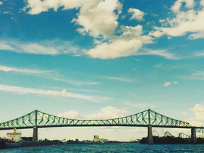 The skies over Montreal, as well as the Jacques Cartier Bridge, will be clear throughout the week.
