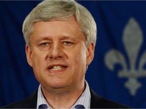 Conservative Leader Stephen Harper.