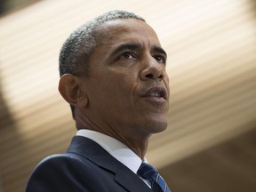 US President Barack Obama delivers remarks on the nuclear deal reached with Iran.