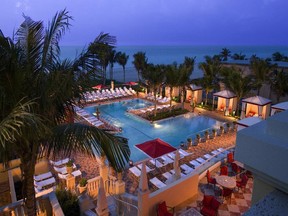 Acqualina Resort & Spa on the Beach in Sunny Isles, Fla., has four swimming pools.