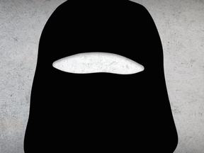 A Bloc Québécois campaign ad against the NDP, depicting a leaking pipeline that turns into a niqab. But if recent polls are to be believed, if any party seems to be profiting politically from "the niqab effect" it's Stephen Harper's Conservatives.