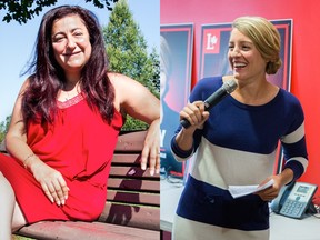 NDP candidate Maria Mourani, the incumbent who ran for the Bloc Québécois in 2011, and Liberal candidate Mélanie Joly, a former candidate for mayor of Montreal, are the front-runners in the riding of Ahuntsic.