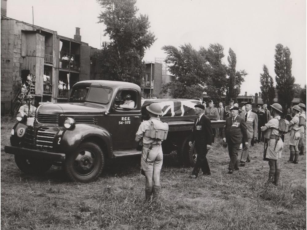 Second Draft Bridge access necessitated moving the military cemetery