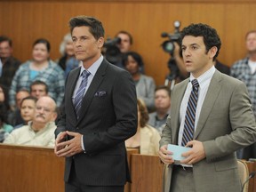 Rob Lowe, left, and Fred Savage are brothers in the law – the former was a TV lawyer, the latter a real lawyer, in the new series The Grinder.