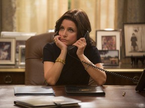 Julia Louis-Dreyfus in a scene from Veep in 2015.  (Patrick Harbron/HBO via AP)