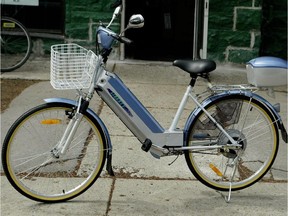 A new electric bike in Montreal.