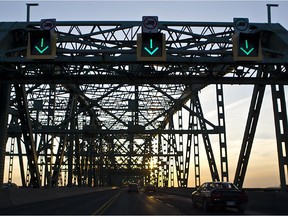 The Champlain Bridge.