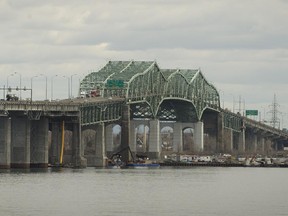 Champlain Bridge on Tuesday, April 28, 2015.