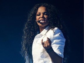 Janet Jackson at the Bell Centre in 2011.
