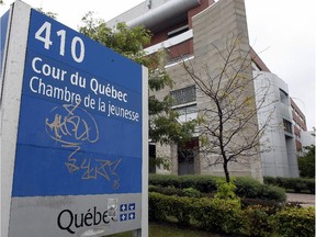 Provincial youth court building at the corner of Bellechasse and St. Denis Sts. in Montreal Monday September 14, 2015.