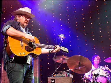 Jeff Tweedy, left, and Glenn Kotche of Wilco perform at the Metropolis in Montreal on Monday September 21, 2015.