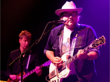 Nels Cline, left, and Jeff Tweedy of Wilco perform at the Metropolis in Montreal on Monday September 21, 2015.