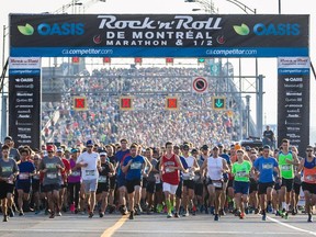 The Jacques Cartier Bridge and some downtown streets will be closed most of Sunday first this year's city marathon.