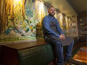 Chef Guillaume Daly at Soubois, where the emphasis is on Quebec ingredients and products.