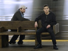 Christian Slater  and Rami Malek star in Mr. Robot, which premieres on shomi.com on Jan. 8, 2016.
