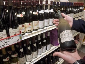 The LCBO sells more lucrative hard liquor and beer, while the SAQ sells relatively more wine.