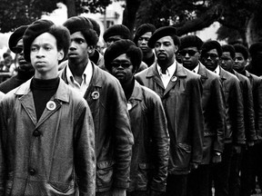 Black Panthers in Oakland rally for the release of Huey Newton in 1968 after the party's co-founder was charged in the death of police officer John Frey. Stanley Nelson assembled his ambitious documentary The Black Panthers: Vanguard of the Revolution without the aid of a voiceover as narrative glue.