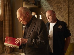 Zev Guttman (Christopher Plummer)   encounters John Kurlander (Dean Norris) in his hunt for an Auschwitz commander who killed his family.
