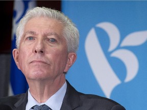 Bloc Québécois leader Gilles Duceppe at a news conference in Montreal Oct. 20, 2015, a day after being defeated in his riding in the federal election.