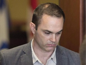 Guy Turcotte leaves the courthouse in Saint-Jérôme, Que., Monday, September 14, 2015.