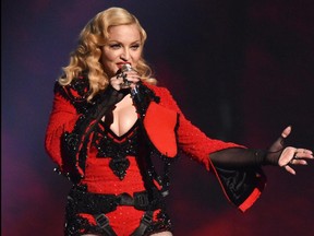 Madonna, seen at the Grammys in February: her ex-huband Sean Penn really admires her work, his daughter, Dylan says.