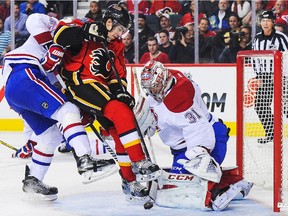 The Montreal Canadiens visit the Calgary Flames at the Scotiabank Saddledome in Calgary, Friday Oct. 30, 2015.