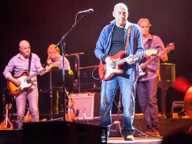 Mark Knopfler performs at the Salle Wilfrid-Pelletier of Place des Arts, on Wednesday October 7, 2015, in Montreal, Quebec. The former Dire Straits leader is on tour promoting his latest disc, Tracker.